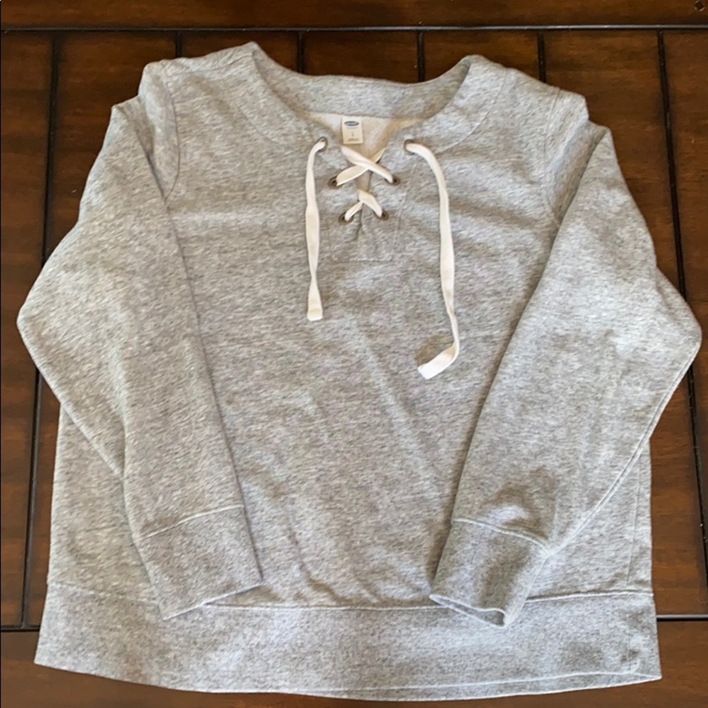 Large Old navy gray sweatshirt